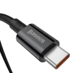Baseus kabel USB-C til USB-C 2 m Sort 100W han stik