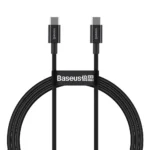 Baseus kabel USB-C til USB-C 2 m Sort 100W
