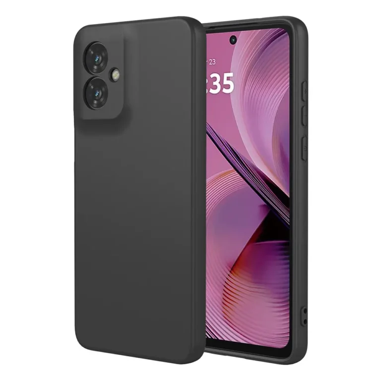 Motorola G55 Silikone cover - Sort