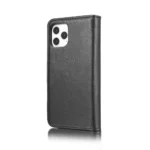 iPhone 12/12 Pro Bookcover 2 i 1 Læder Sort - Billede 9