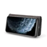 iPhone 12/12 Pro Bookcover 2 i 1 Læder Sort - Billede 2