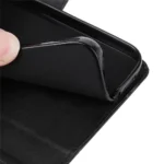 iPhone 14 Plus PU-læder Flip Cover m. Kortholder – Sort - Billede 7