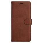 iPhone 16 Flip Cover m. Kortholder – Brun forside