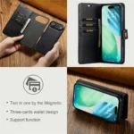 iPhone Air Bookcover 2 i 1 Læder Sort - Billede 6
