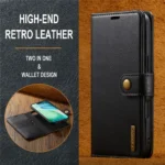 iPhone Air Bookcover 2 i 1 Læder Sort - Billede 4