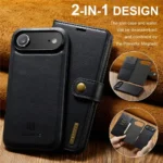 iPhone Air Bookcover 2 i 1 Læder Sort - Billede 13
