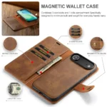 iPhone Air Bookcover 2 i 1 Læder Brun - Billede 8