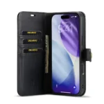 iPhone 17 Pro Bookcover 2 i 1 Læder Sort - Billede 9