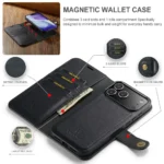iPhone 17 Pro Bookcover 2 i 1 Læder Sort - Billede 7