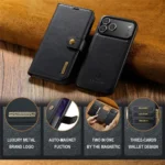 iPhone 17 Pro Bookcover 2 i 1 Læder Sort - Billede 5