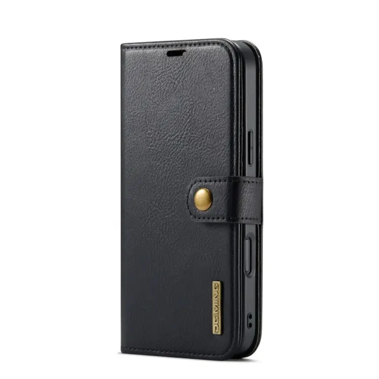 iPhone 17 Pro Bookcover 2 i 1 Læder Brun