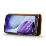 iPhone 17 Pro Bookcover 2 i 1 Læder Brun - Billede 8