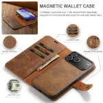 iPhone 17 Pro Bookcover 2 i 1 Læder Brun - Billede 7