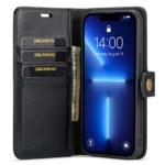 iPhone 15 Pro Bookcover 2 i 1 Læder Brun - Billede 11