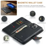 iPhone 15 Pro Bookcover 2 i 1 Læder Brun - Billede 6