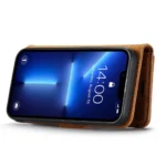 iPhone 16 Pro Bookcover 2 i 1 Læder Brun - Billede 6