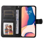 iPhone 14 Pro Max Flip PU-læder Cover m. Kortholder – Sort - Billede 2