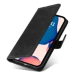 iPhone 14 Pro Max Flip PU-læder Cover m. Kortholder – Sort - Billede 5