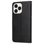 iPhone 14 Pro Max Flip PU-læder Cover m. Kortholder – Sort - Billede 7