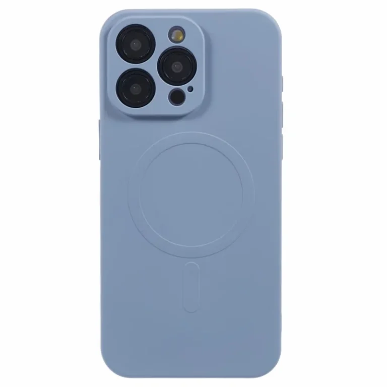 iPhone 15 Pro Max Silikone Mag Cover - Blå