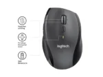 Logitech Marathon M705 Laser Trådløs Sort Grå Eco pack - Billede 6
