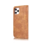 iPhone 13 Pro Bookcover 2 i 1 Læder Brun - Billede 3