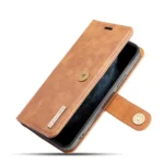 iPhone 13 Pro Bookcover 2 i 1 Læder Brun - Billede 8
