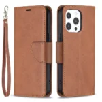 iPhone 13 Pro Flip Cover m. Kortholder – Brun