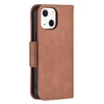 iPhone 13 Mini Flip Cover m. Kortholder – Brun - Billede 3