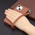 iPhone 13 Mini Flip Cover m. Kortholder – Brun - Billede 8