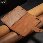 iPhone 7/8/SE Bookcover 2 i 1 Læder Brun - Billede 10
