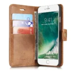 iPhone 7/8/SE Bookcover 2 i 1 Læder Brun - Billede 6