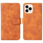 iPhone 14 Plus Flip Cover m. Kortholder – Brun - Billede 5