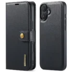 iPhone 16e Bookcover 2 i 1 Læder Brun
