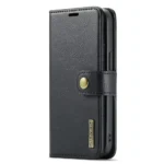 iPhone 16e Bookcover 2 i 1 Læder Sort lukket