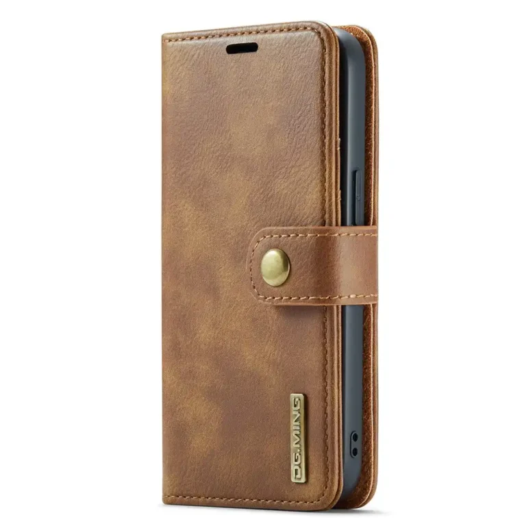 iPhone 16e Bookcover 2 i 1 Læder Brun