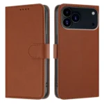 iPhone 17 Pro Max Flip Cover m. Kortholder – Sort for og bagside