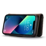 iPhone 15 Bookcover 2 i 1 Læder Sort - Billede 9