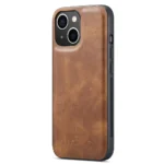 iPhone 15 Bookcover 2 i 1 Læder Brun - Billede 10
