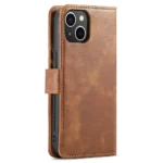 iPhone 15 Bookcover 2 i 1 Læder Brun - Billede 11