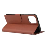 iPhone 11 Flip Cover m. Kortholder – Brun - Billede 3