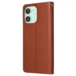iPhone 11 Flip Cover m. Kortholder – Brun