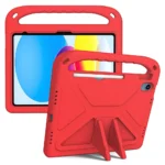 iPad 10.9 Børnevenligt Cover (2025/2022) – Rød