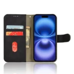 iPhone 16 Flip Cover m. Kortholder – Sort - Billede 2