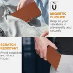 iPhone Air Flip Cover m. Kortholder – Brun - Billede 3