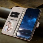 iPhone Air Flip Cover m. Kortholder – Brun - Billede 5