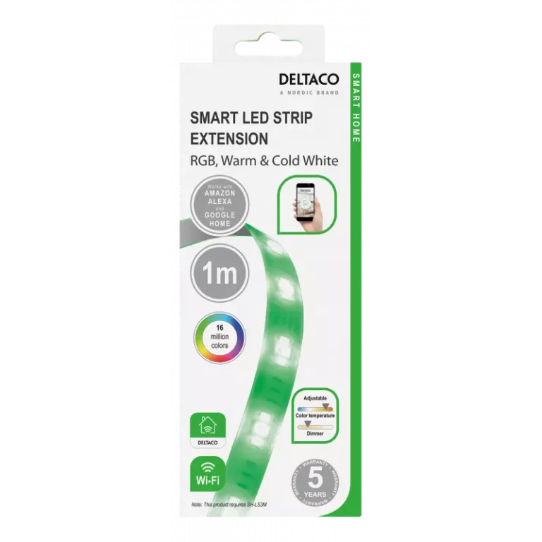 deltaco SH LED strip extension