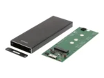 DELTACO External M.2 Enclosure, USB 3.1 Gen 1, SATA - Billede 2