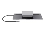 DELTACO USB-C docking station VGA/DP/HDMI/SD/RJ45/3.5 PD 3.0 - Billede 3