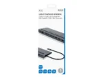 DELTACO USB-C docking station VGA/DP/HDMI/SD/RJ45/3.5 PD 3.0 - Billede 4